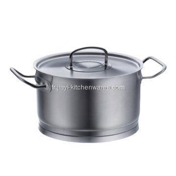 Batterie de cuisine 3plyCoating Casserole avec couvercle pour induction